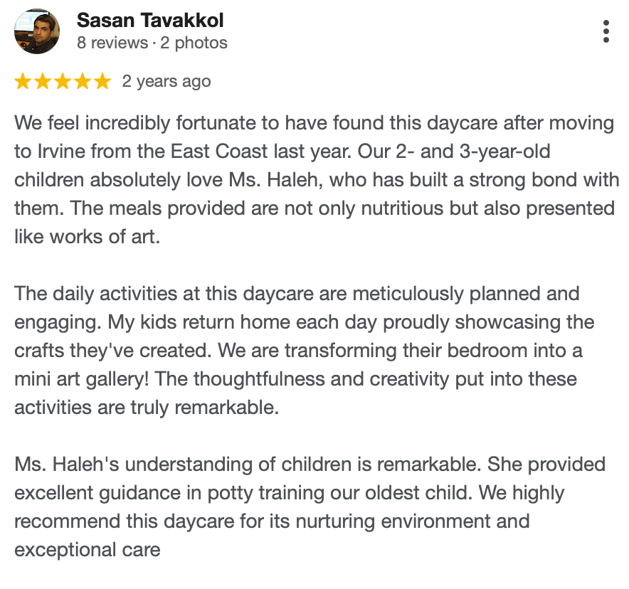 parent's review